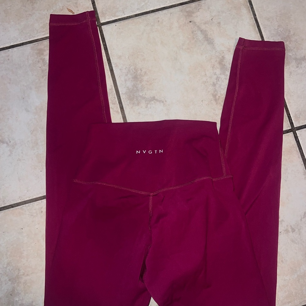 NVGTN Pink Leggings High Waist Stretchy